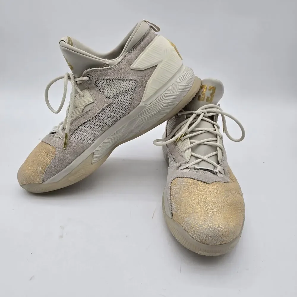 Adidas Damian D Lillard Mens 15 Gold 2 BHM Black History Jesse Owens AQ7959
